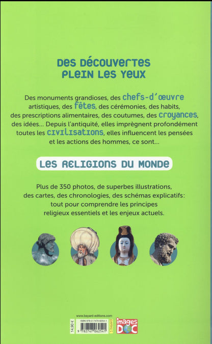 Back cover of Les religions du monde