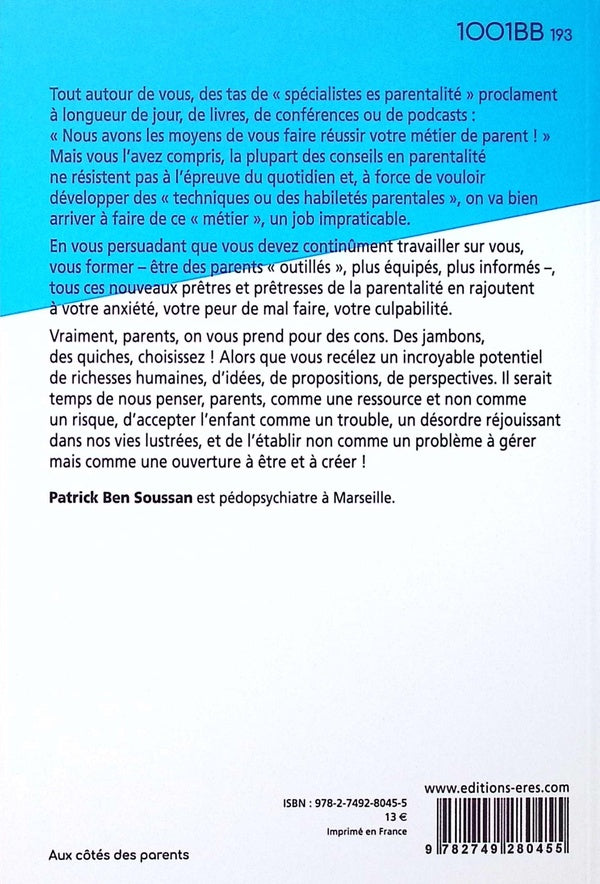 Back cover of Parents, on vous prend pour des cons !