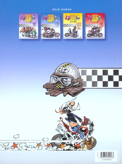 Back cover of Joe bar team Tome 2