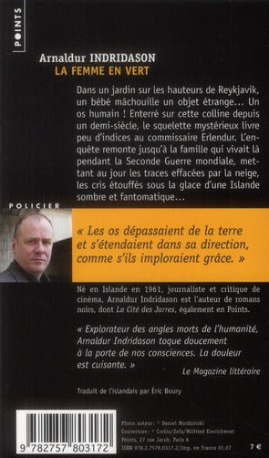 Back cover of La femme en vert