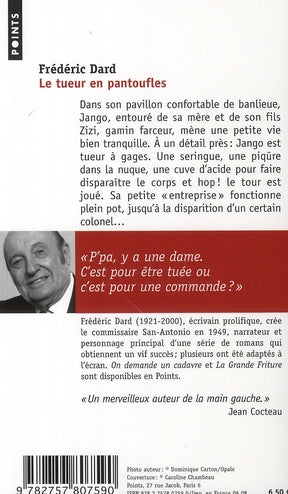 Back cover of Le tueur en pantoufles