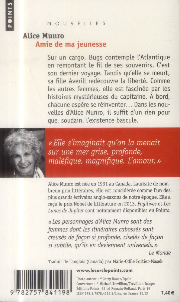 Back cover of Amies de ma jeunesse