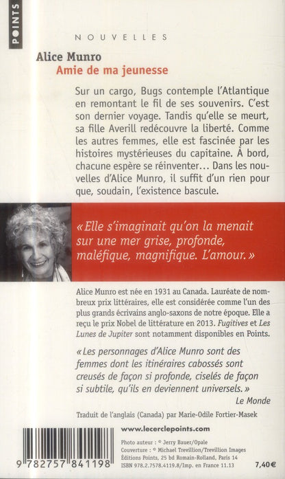 Back cover of Amies de ma jeunesse