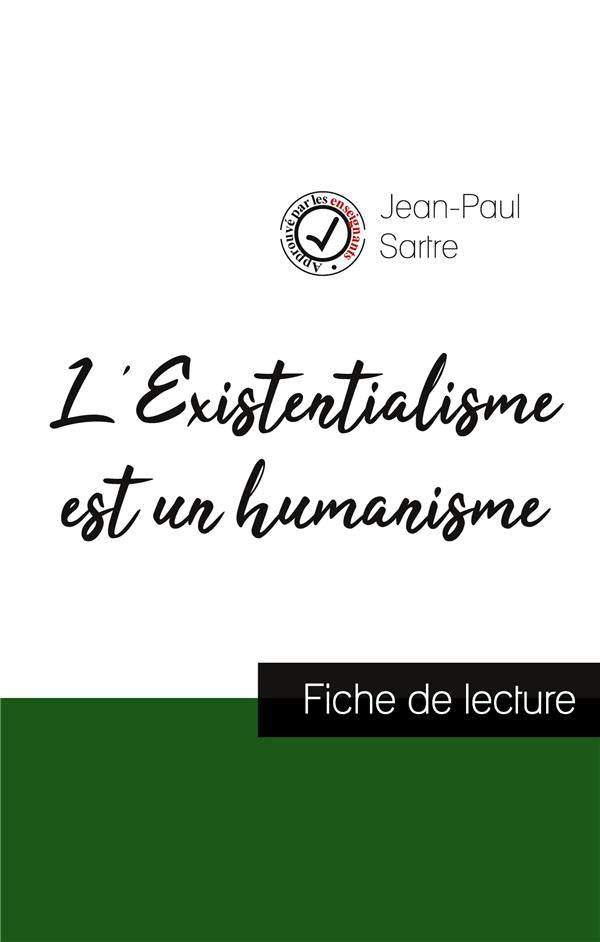 Front cover of L'Existentialisme est un humanisme de Jean-Paul Sartre : fiche de lecture et analyse complète de l'oeuvre                     (IMPRESSION A LA DEMANDE)