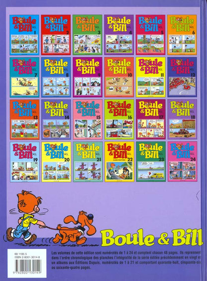 Back cover of Boule & Bill Tome 14