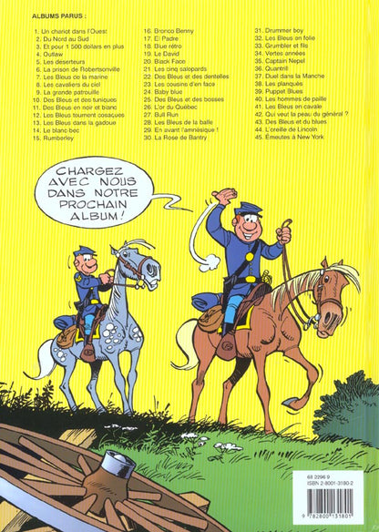 Back cover of Les Tuniques Bleues Tome 45 : émeutes à New York
