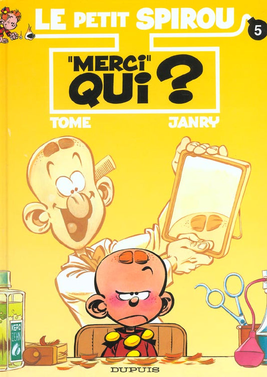 Front cover of Le Petit Spirou Tome 5 : "merci" qui ?