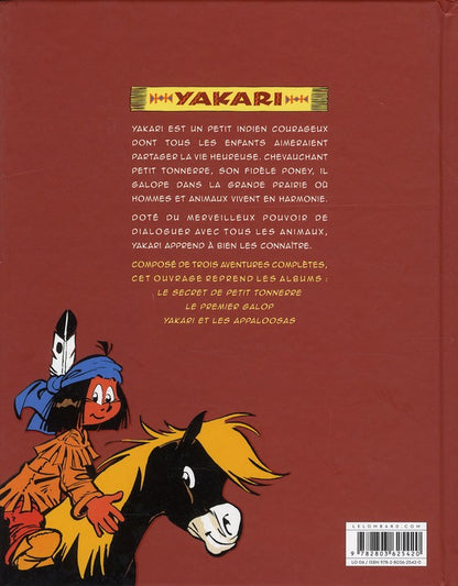 Back cover of Yakari, l'ami des animaux Tome 1 : l'ami des chevaux