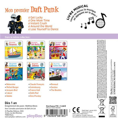 Back cover of Livre musical : mon premier Daft Punk
