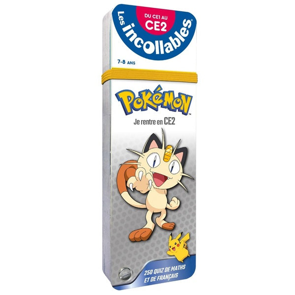 Front cover of Les incollables : Pokémon ; je rentre en CE2