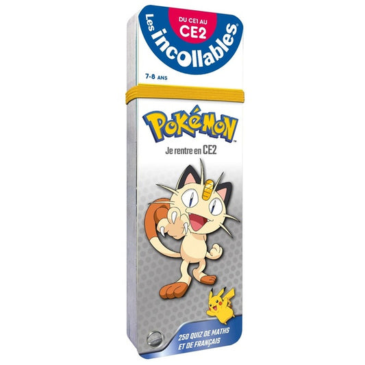Front cover of Les incollables : Pokémon ; je rentre en CE2