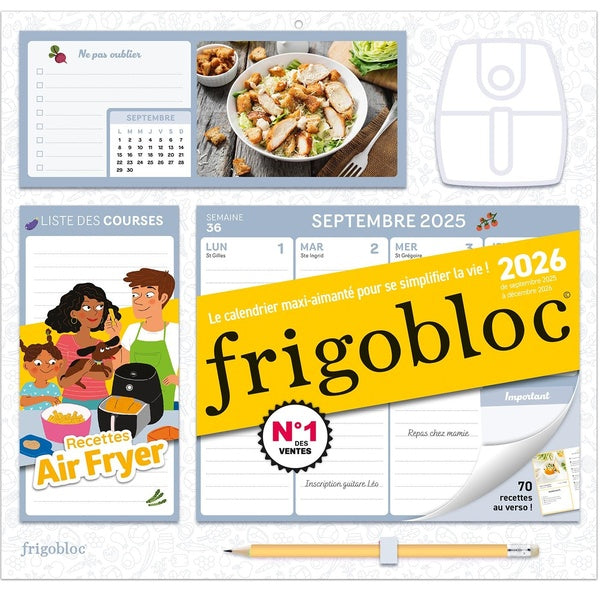 Front cover of Frigobloc Hebdomadaire Air Fryer (édition 2026)                     (De septembre 2025 à décembre 2026)
