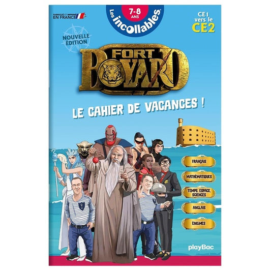 Front cover of Les incollables : Cahier de vacances : Fort Boyard ; CE1 vers CE2 (édition 2025)