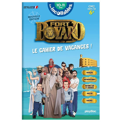 Front cover of Les incollables : Fort Boyard : Le cahier de vacances ; CM2 vers la 6e (édition 2026)
