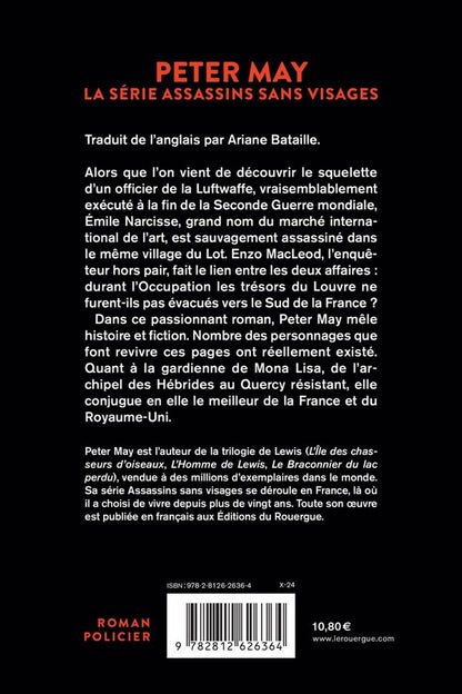 Back cover of La gardienne de Mona Lisa