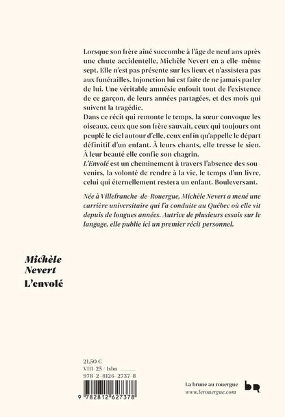 Back cover of L'Envolé