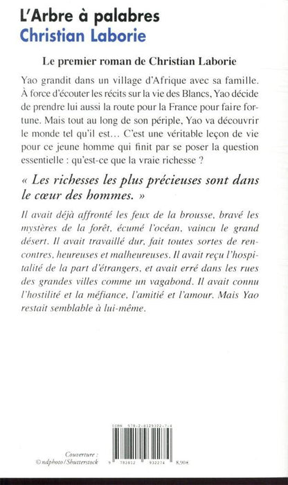 Back cover of L'arbre à palabres
