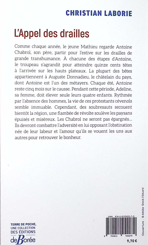 Back cover of L'appel des drailles