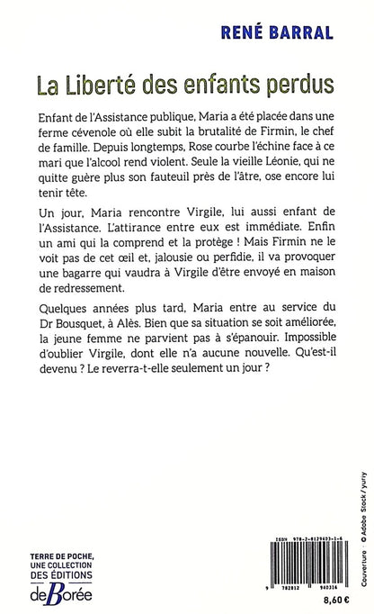 Back cover of La liberté des enfants perdus