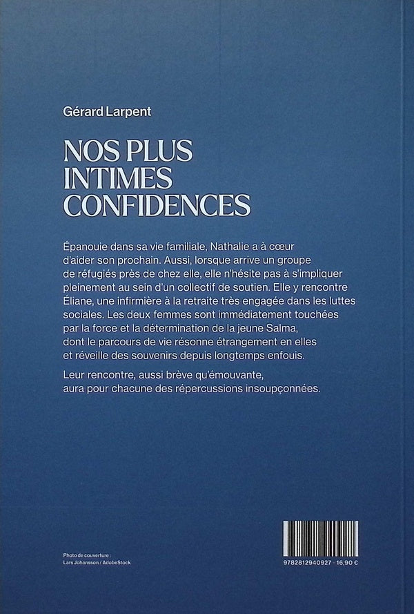 Back cover of Nos plus intimes confidences