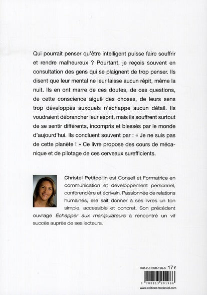 Back cover of Je pense trop ; comment canaliser ce mental envahissant