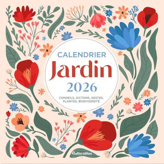 Front cover of Calendrier mural jardin (édition 2026)