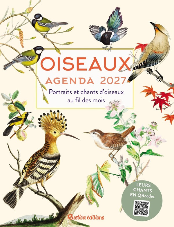 Front cover of Agenda chants des oiseaux (édition 2027)