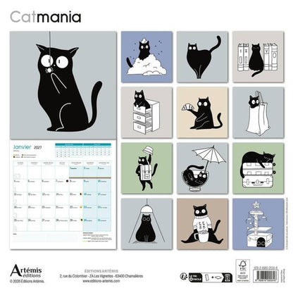 Back cover of Calendrier Catmania (édition 2027)