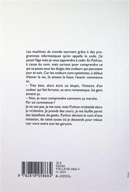 Back cover of Python