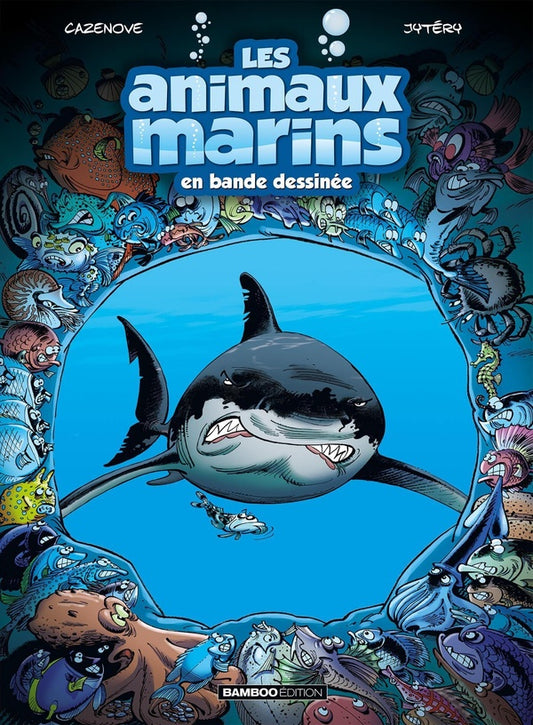Front cover of Les animaux marins en bande dessinée Tome 1
