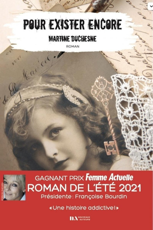 Front cover of Pour exister encore                     (prix femme actuelle roman de l'été 2021)