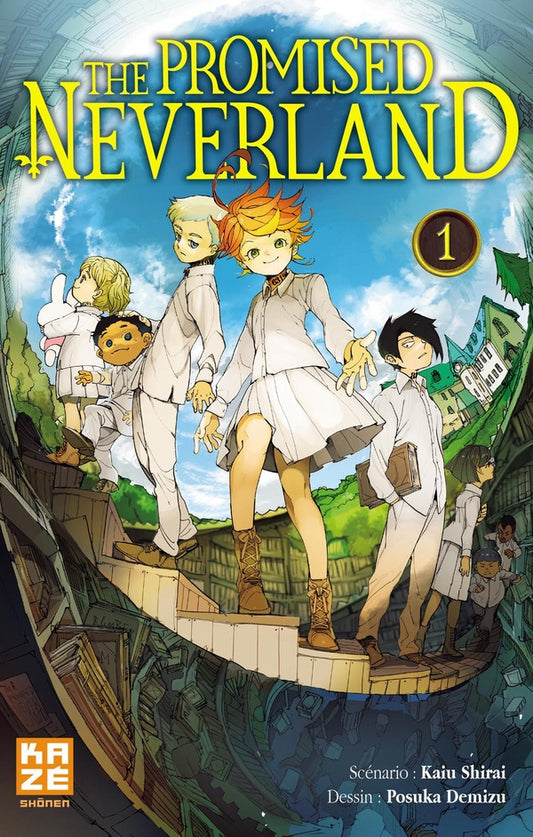 Front cover of The promised Neverland Tome 1