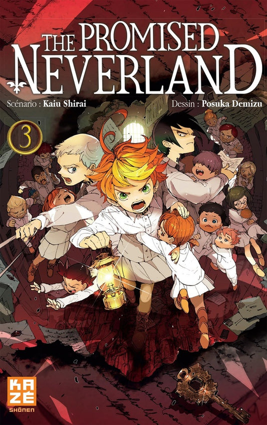 Front cover of The promised Neverland Tome 3
