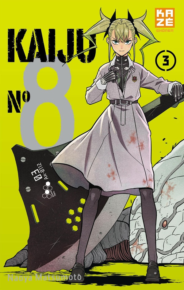 Front cover of Kaiju n°8 Tome 3