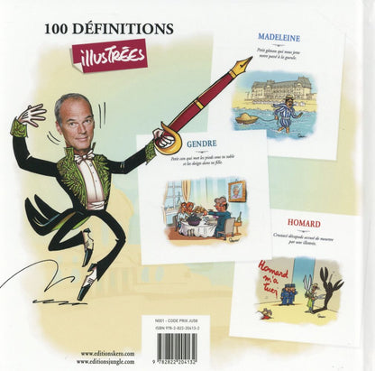 Back cover of Le dictionnaire illustré de Laurent Baffie