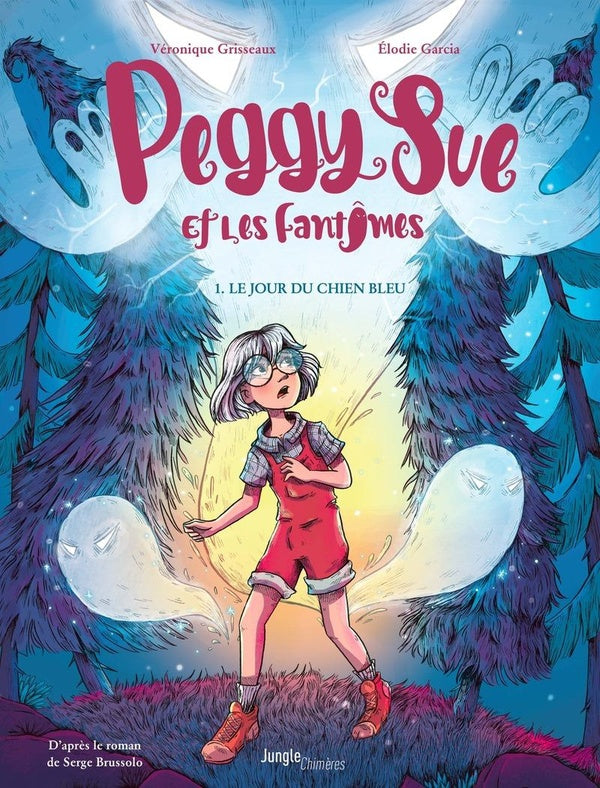 Front cover of Peggy Sue et les fantômes Tome 1 : Le jour du chien bleu