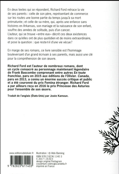 Back cover of Entre eux