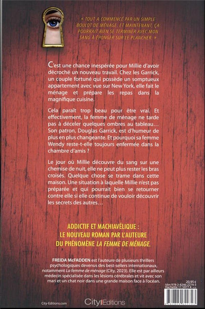 Back cover of Les secrets de la femme de ménage