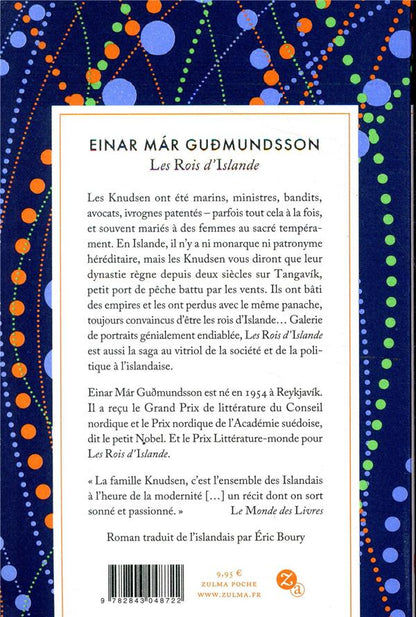 Back cover of Les rois d'Islande