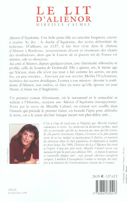 Back cover of Le lit d'Aliénor : Intégrale Tomes 1 et 2