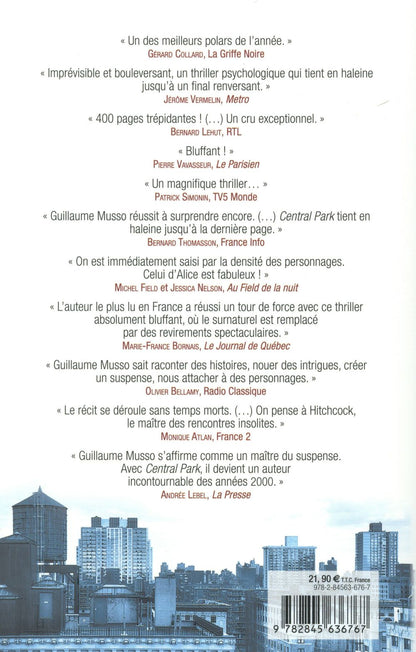 Back cover of Central Park