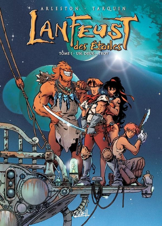Front cover of Lanfeust des étoiles Tome 1 : un, deux... Troy