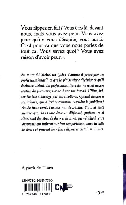 Back cover of Liberté