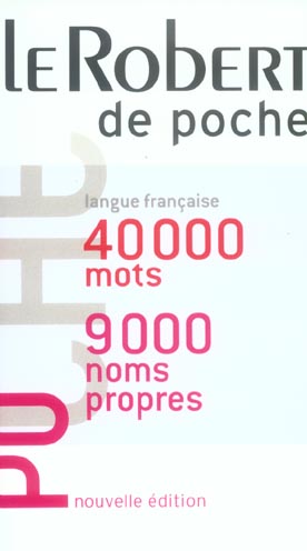 Front cover of Le robert de poche (édition 2006)
