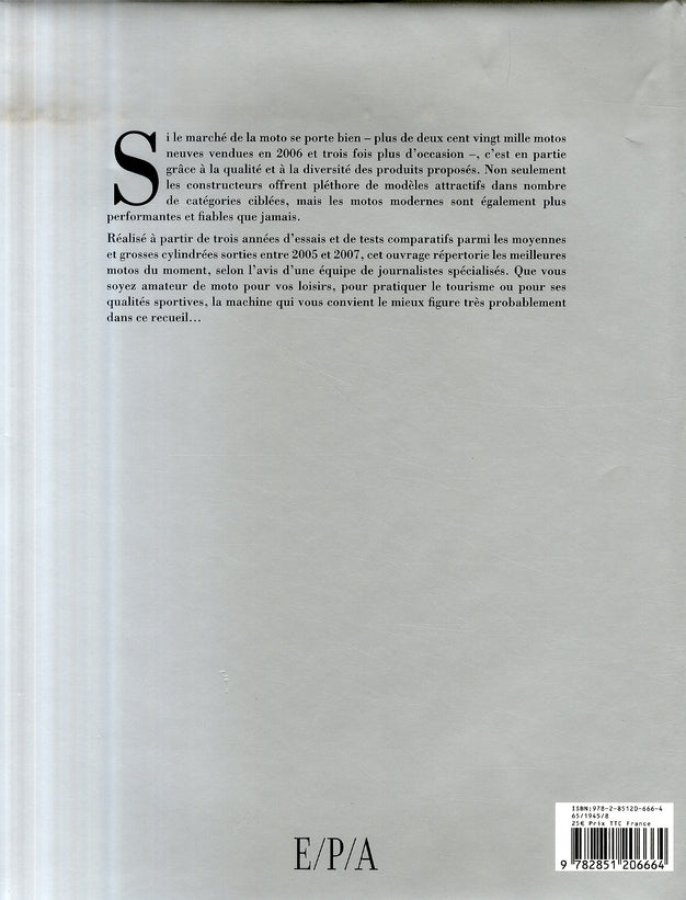 Back cover of Motos ; sport, loisir, tourisme
