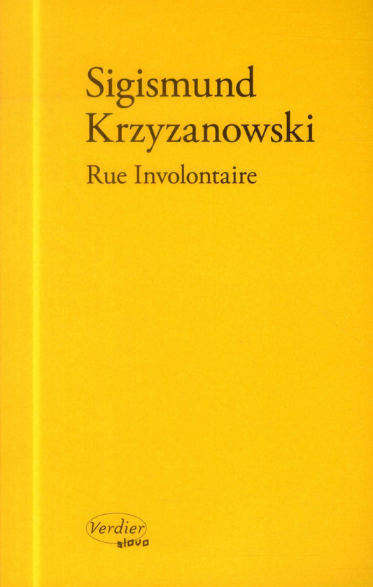 Front cover of Rue involontaire