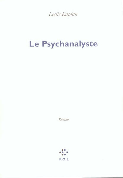 Front cover of Le psychanalyste