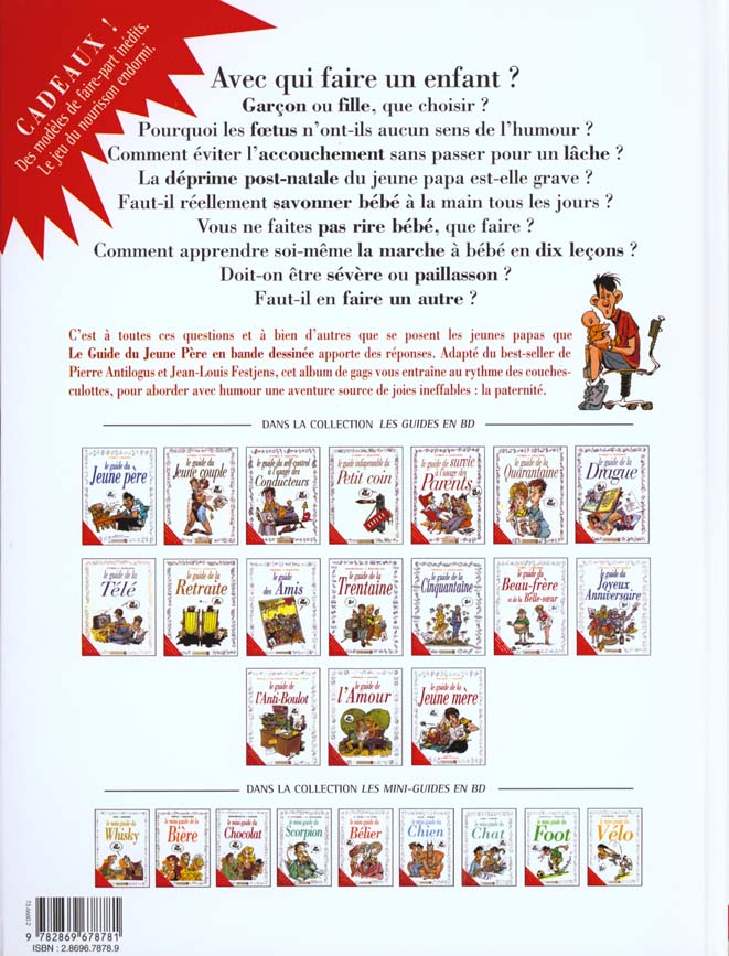 Back cover of Le guide du jeune père