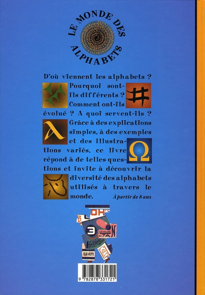 Back cover of Le Monde des alphabets