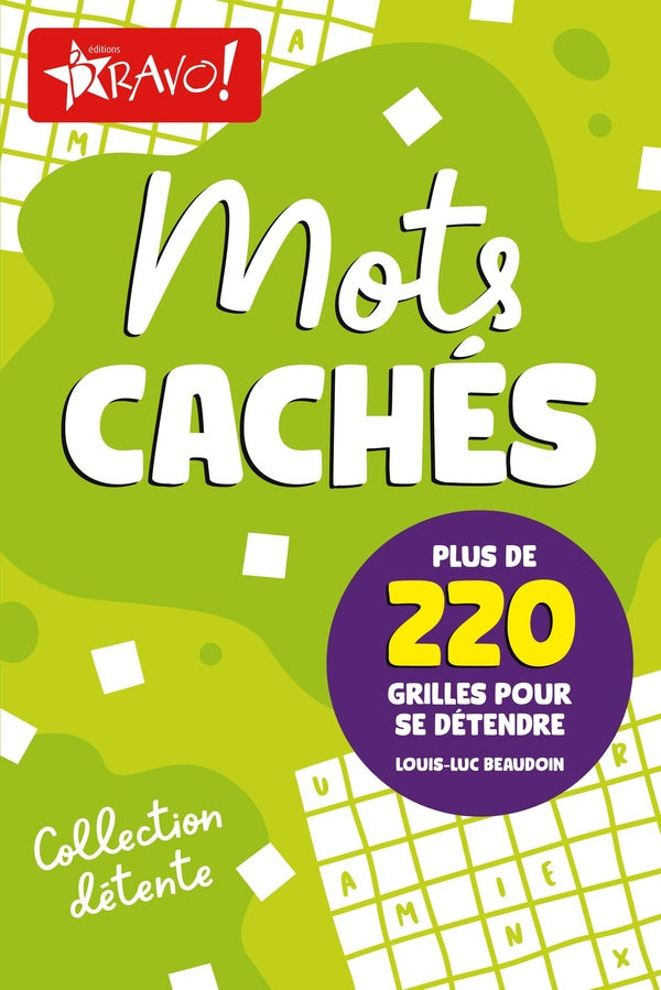 Front cover of Mots cachés : Plus de 220 grilles pour se détendre